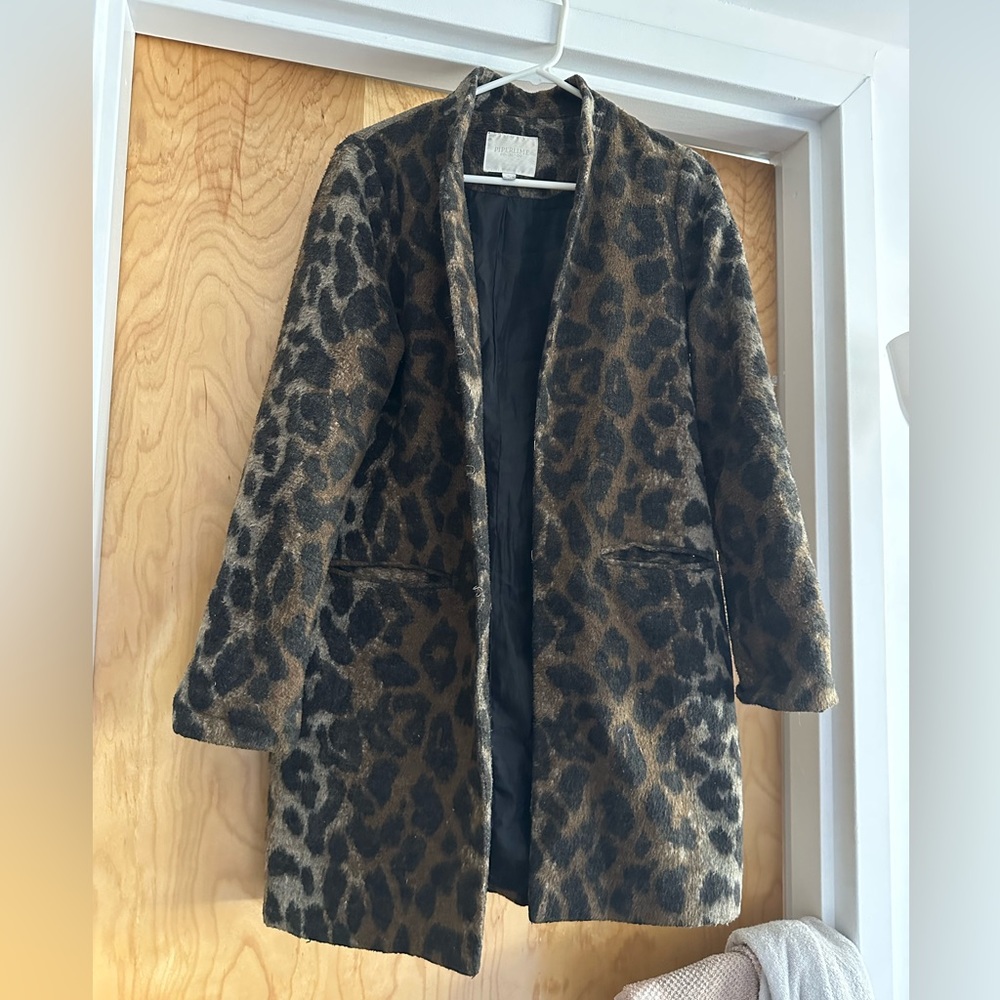 Piperlime leopard coat size M
